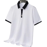 Marek | Elegancka koszulka polo w paski