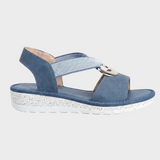 Zoe - Eleganckie Sandały z Regulowanym Wsparciem