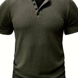 Wincenty | Elegancki T-shirt ze wzorem