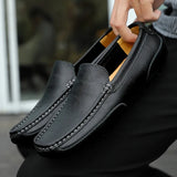 Laurenty | Skórzane loafersy w stylu retro