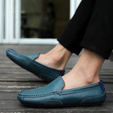 Laurenty | Skórzane loafersy w stylu retro