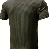 Wincenty | Elegancki T-shirt ze wzorem