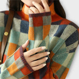Erika - Sweter z patchworku