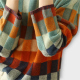 Erika - Sweter z patchworku