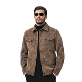 Bonifacy | Zamszowa kurtka premium