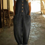 Kinga - Kombinezon z Prania Denimu Vintage