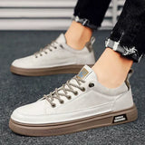 Sebastian | Sportowe skórzane sneakersy
