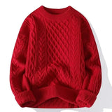 Seweryn | Sweter w warkocze
